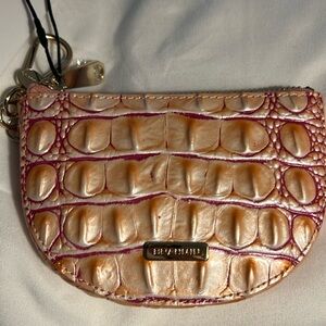 BRAHMIN APRICIT ROSE MELBOURNE Leather case BEAUTIFUL NEW ONE OF A KIND.
